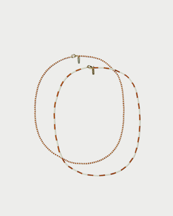 Color: Amber/Cream Multi