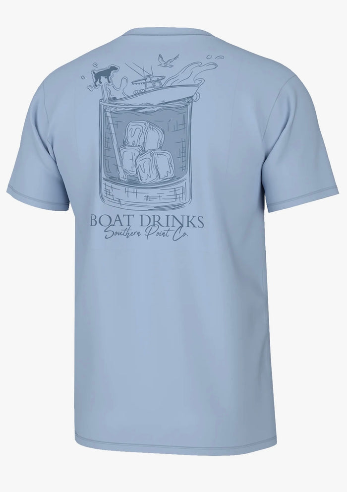 Southern point BOAT DRINKS SHORT SLEEVE TEE