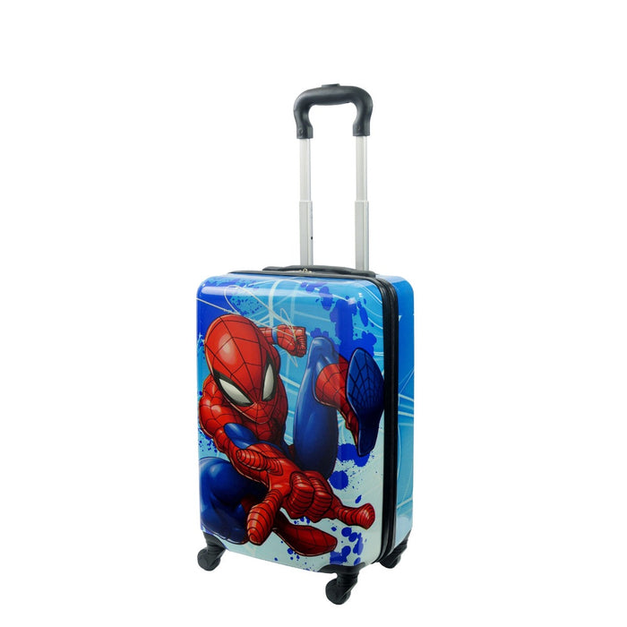 Ful Spiderman kids 21" hardside spinner carry on luggage - best travelling suitcases for kids