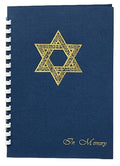 Star of david register book used in funeral service operations, from lynch supply
