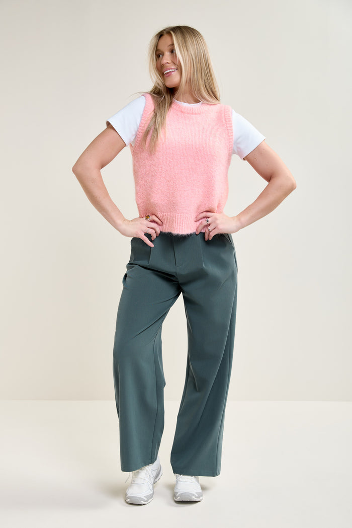 Straight Leg Pants - 5064