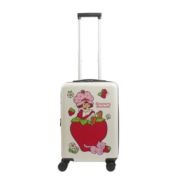 Strawberry Shortcake Ful 22.5" White with Carry-On Hard side Spinner Suitcases Luggage