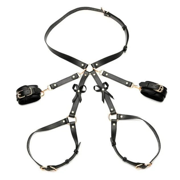 Strict Bondage Harness with Bows