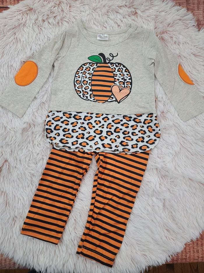 Striped Leop pumpkin 2pc