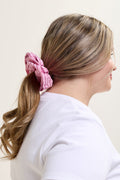 Striped Poplin Scrunchie - A0334