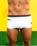 Sunga Athleta & Reis do Futevôlei - Branco/Cinza