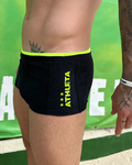 Sunga Athleta & Reis do Futevôlei - Preto/Amarelo