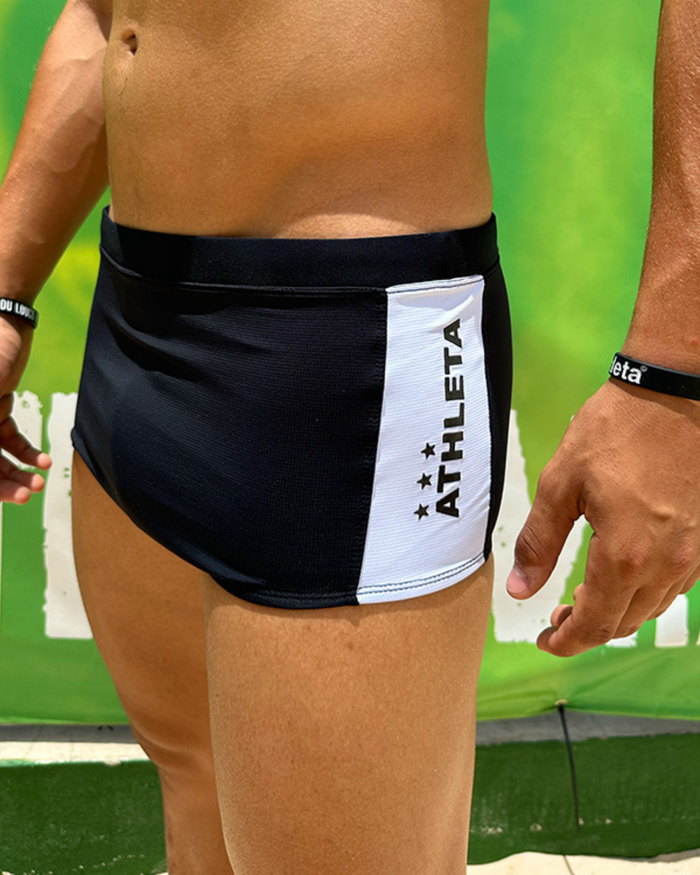 Sunga Athleta & Reis do Futevôlei - Preto/Branco 2024