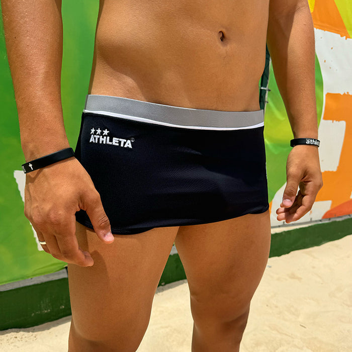 Sunga Athleta & Reis do Futevôlei - Preto/Cinza 2024