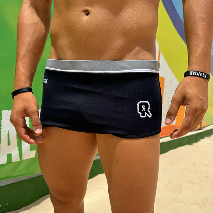 Sunga Athleta & Reis do Futevôlei - Preto/Cinza 2024