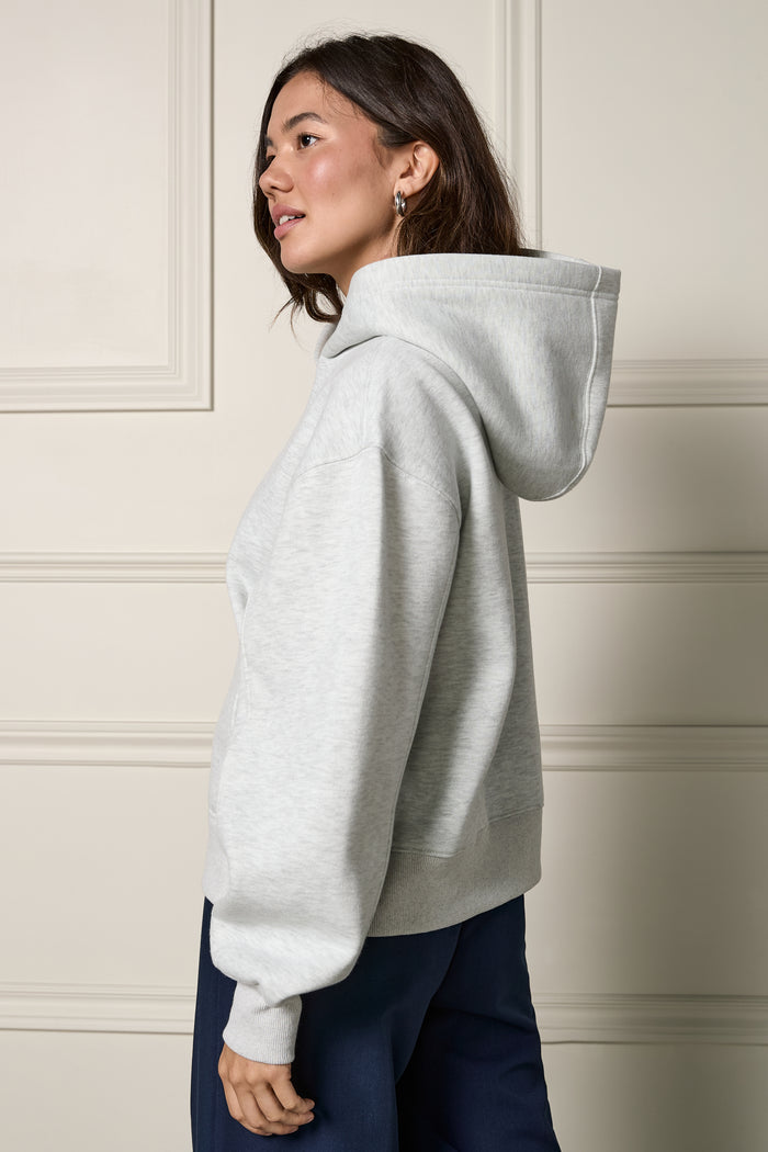 Sweater With Oversized Hood - 9113