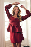 Sweetheart Bustier Blouse - 4088