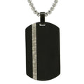 Tag cremation pendant-onyx cremation supplies and equipment product