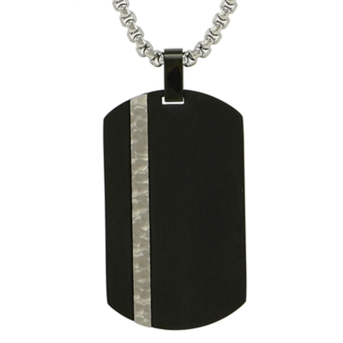 Tag cremation pendant-onyx cremation supplies and equipment product