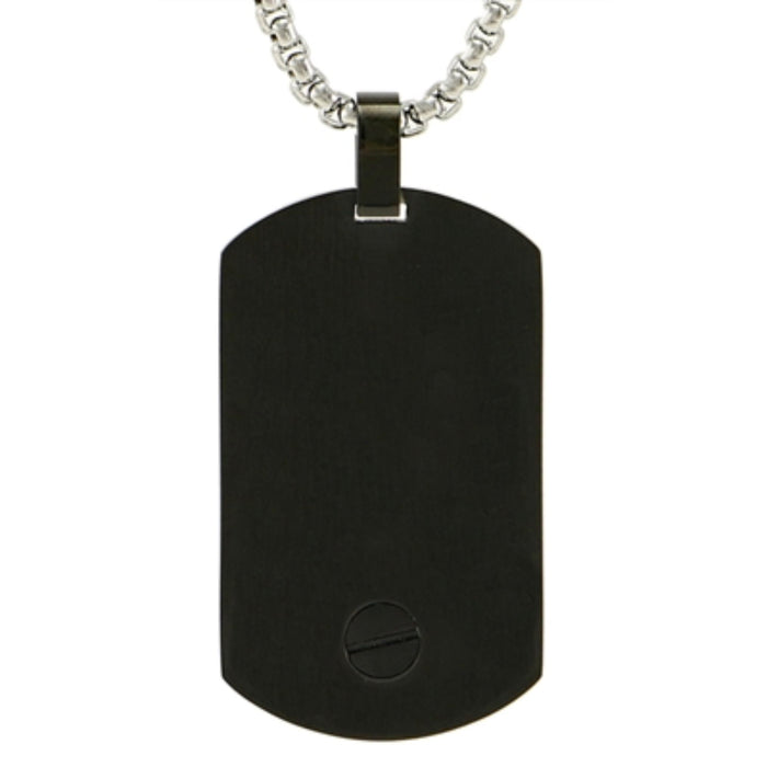 TAG CREMATION PENDANT-ONYX