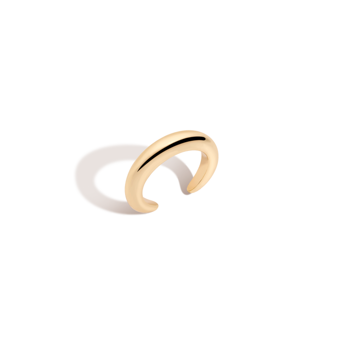 Tapered Ear Cuff Vermeil Yellow Gold First