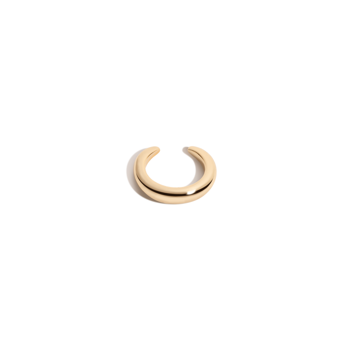 Tapered Ear Cuff Vermeil Yellow Gold