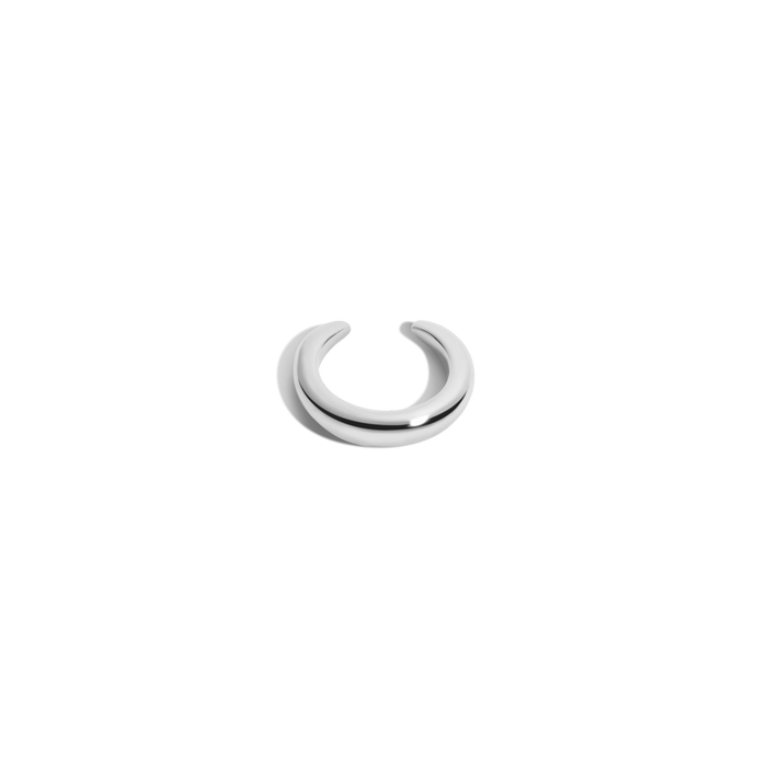 Tapered Ear Cuff Vermeil White Gold