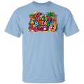 Teacher Mode Off Spring Break teacher T-shirt light blue