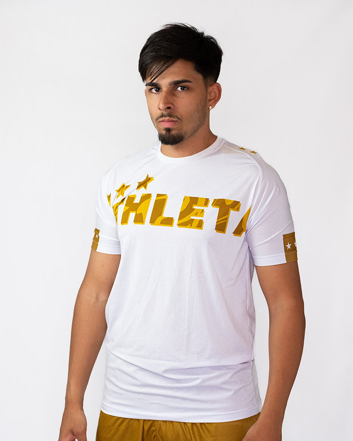 Térmica Manga Curta Athleta SS25 Comfort - White Gold