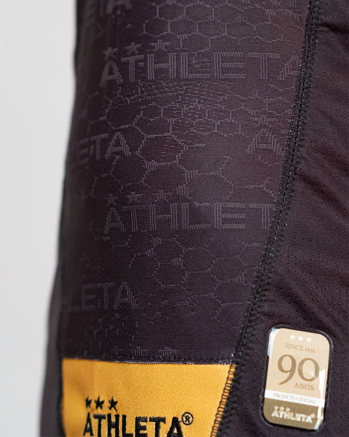 Térmica Manga Curta Athleta SS25 Futevôlei - Black Gold