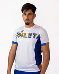 Térmica Manga Curta Athleta SS25 Futevôlei - Blue White Gold
