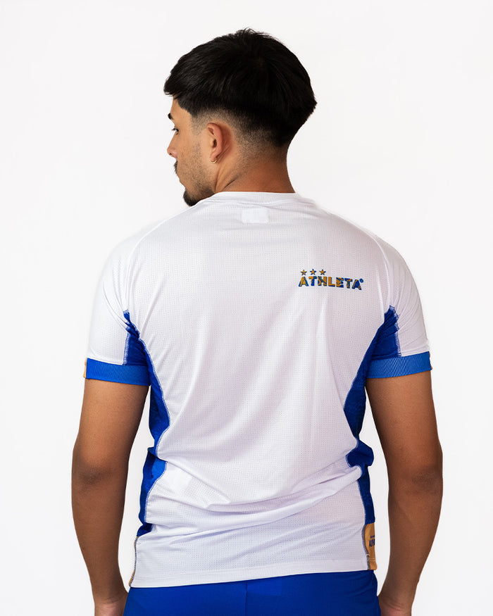 Térmica Manga Curta Athleta SS25 Futevôlei - Blue White Gold