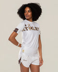 Térmica Manga Curta Feminina  Athleta SS25 Comfort 2.0 - Off White