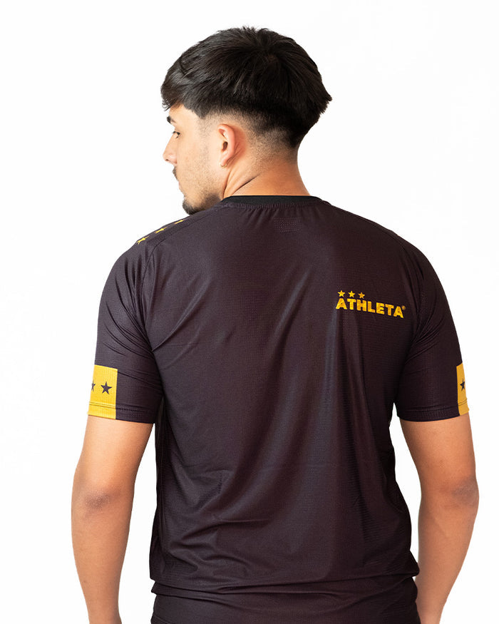 Térmica Manga Curta Masculina Athleta SS25 Comfort - Black Gold