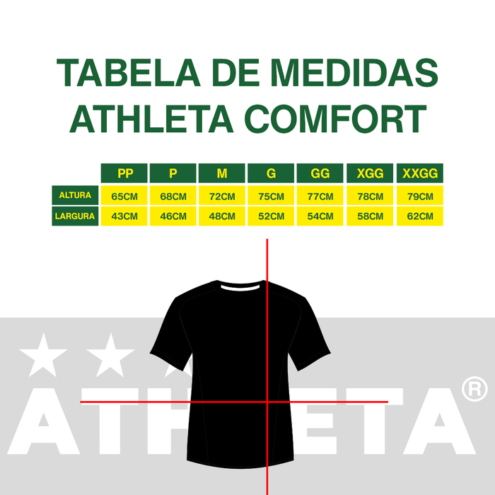 Térmica Manga Curta Masculina Athleta SS25 Comfort - Black Gold