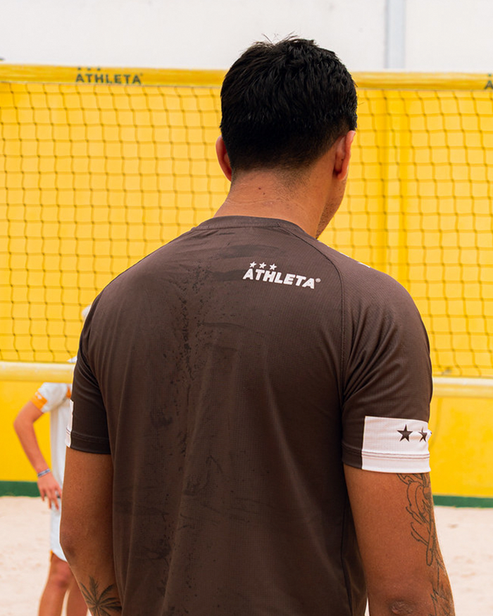 Térmica Manga Curta Masculina Athleta SS25 Comfort - Brown