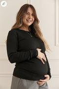 Textured Maternity Top - MO007