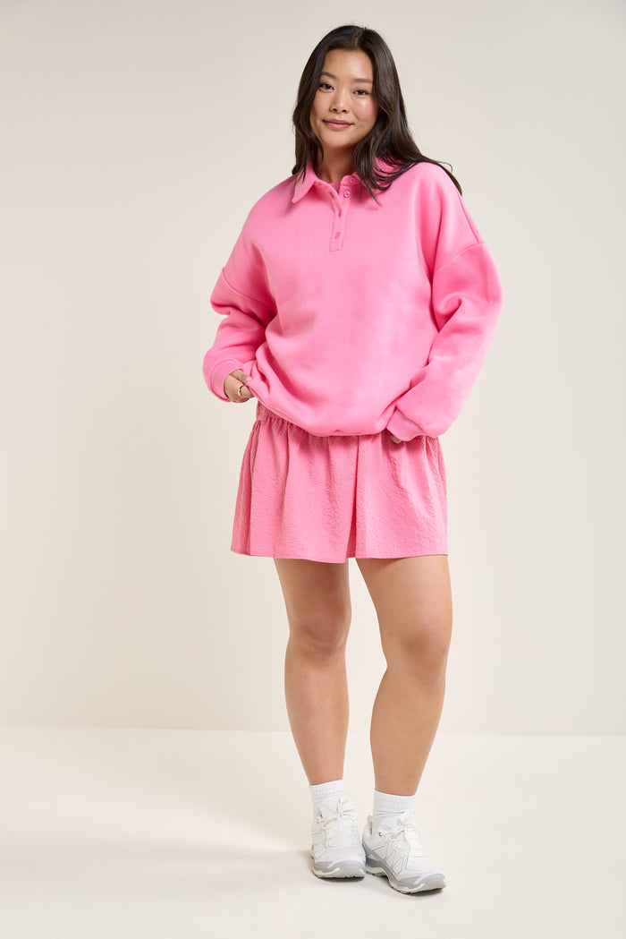 Textured Short Dress - 2219