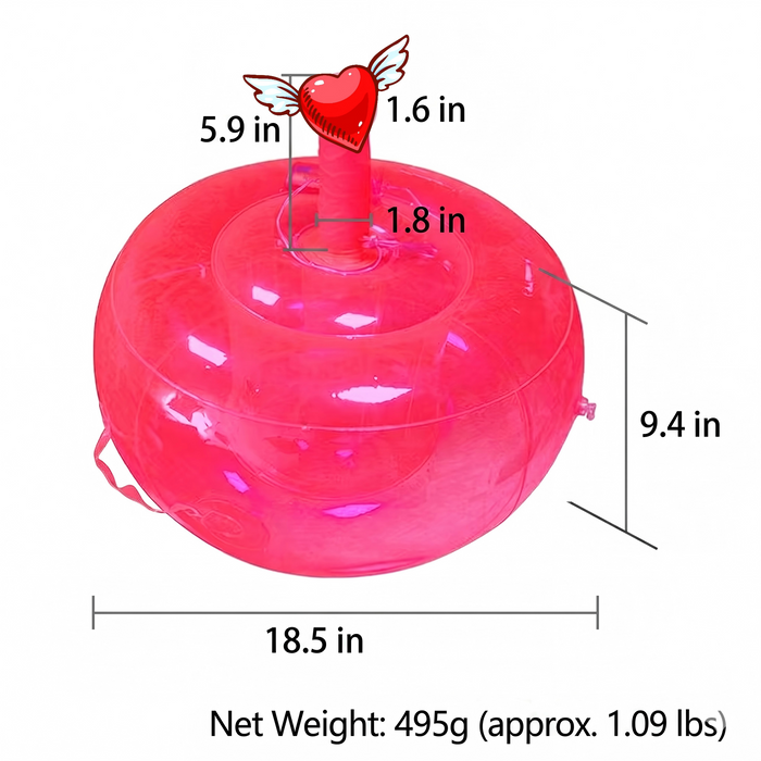 The Bouncer: Inflatable Rhythm Chair & Vibrating Ride-On