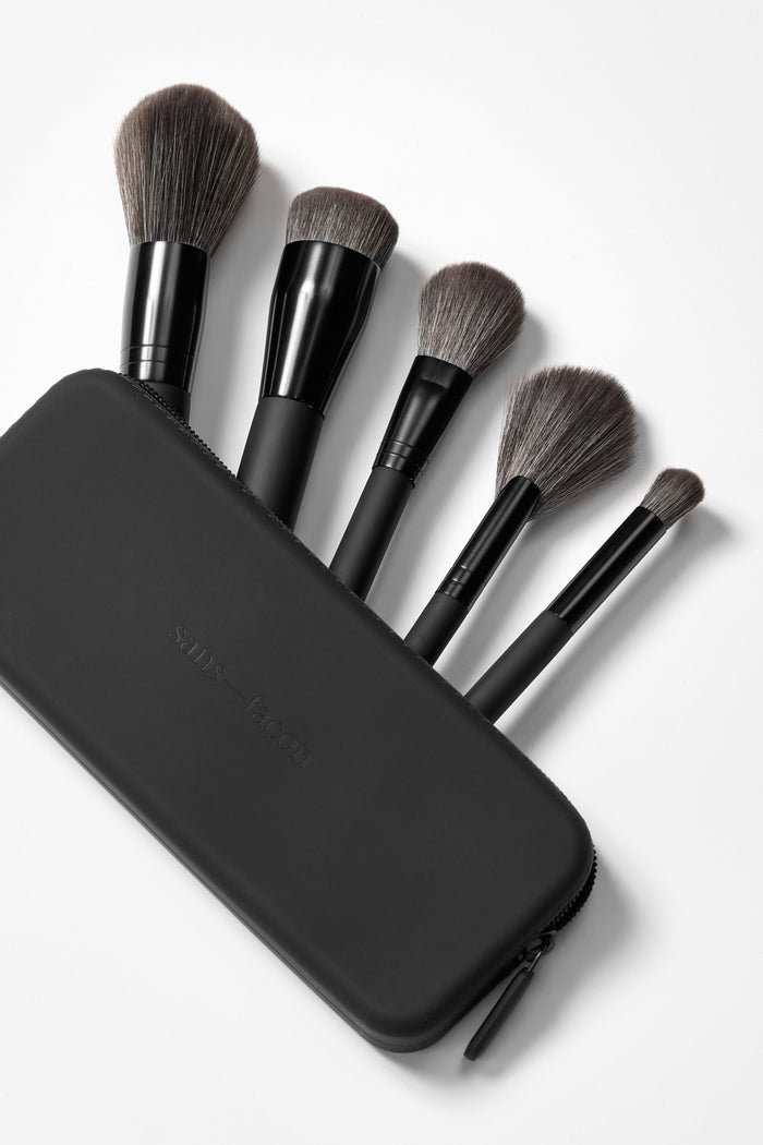 L'étui en silicone pour pinceaux-Accessoire-Sans-Façon-Noir-WOMANCE