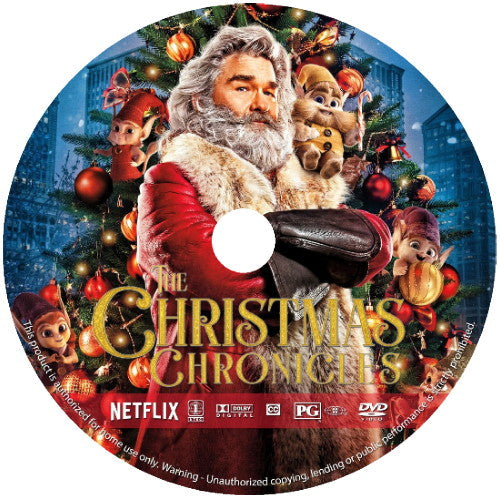 THE CHRISTMAS CHRONICLES DVD MOVIE 2018 Kurt Russell