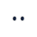 The Diana Stud Earrings Vermeil White Gold First