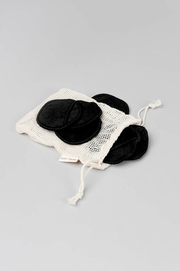 Les tampons démaquillants-Accessoire-Sans-Façon-Noir-Sans-Façon Cosmetiques