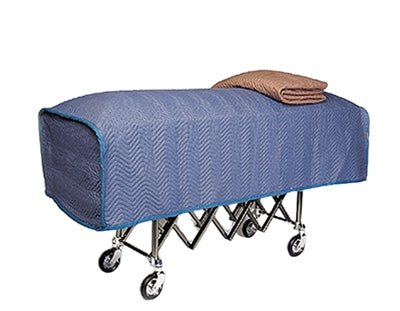 The pro quilted casket cover-oversized used in funeral service operations, from lynch supply