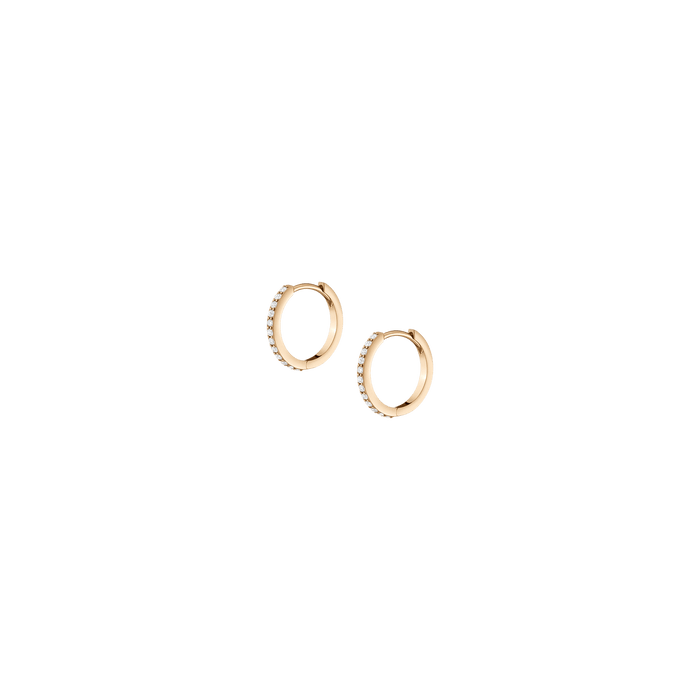 14K 18K Yellow Gold Single Pair 12mm
