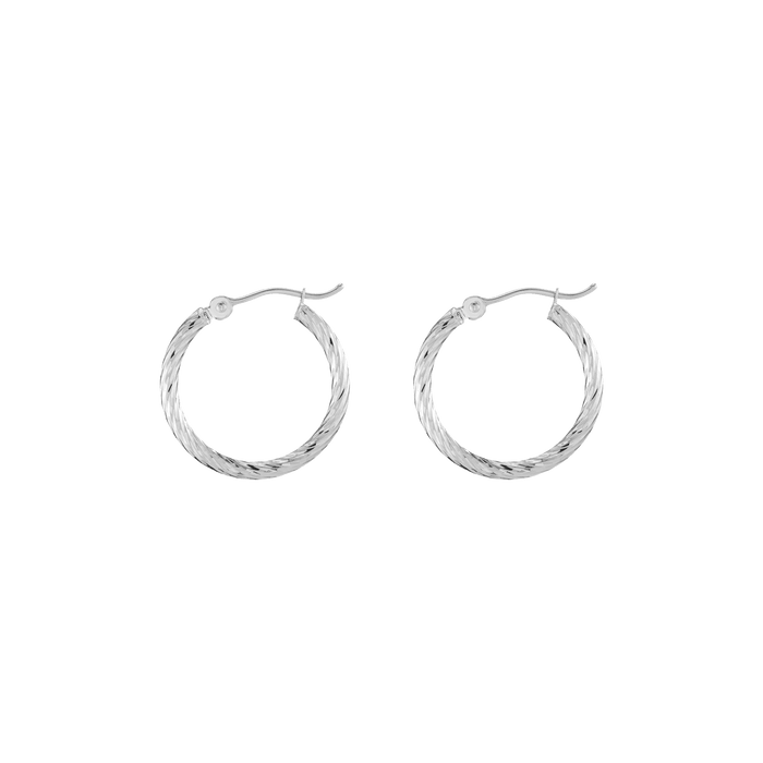 14k / White / Pair