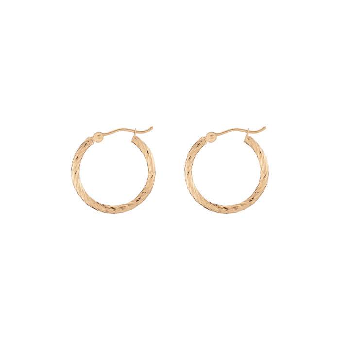 14k / Yellow / Pair