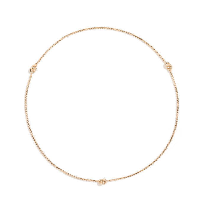 Three-in-One Connection Necklace Vermeil Yellow Gold 18in Necklace / 6in Bracelet 19.5in Necklace / 6.5in Bracelet 21in Necklace / 7in Bracelet First