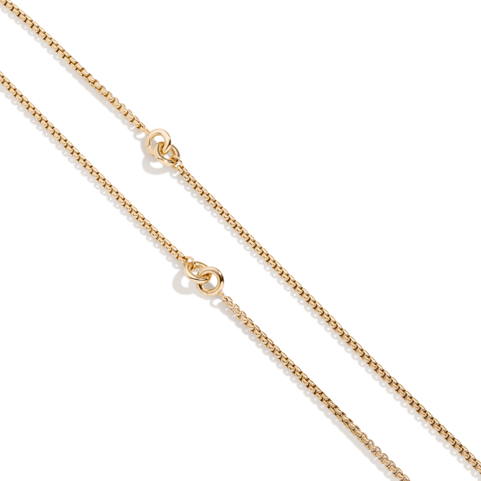Three-in-One Connection Necklace Vermeil Yellow Gold 18in Necklace / 6in Bracelet 19.5in Necklace / 6.5in Bracelet 21in Necklace / 7in Bracelet