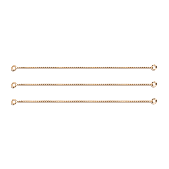 Three-in-One Connection Necklace Vermeil Yellow Gold 18in Necklace / 6in Bracelet 19.5in Necklace / 6.5in Bracelet 21in Necklace / 7in Bracelet