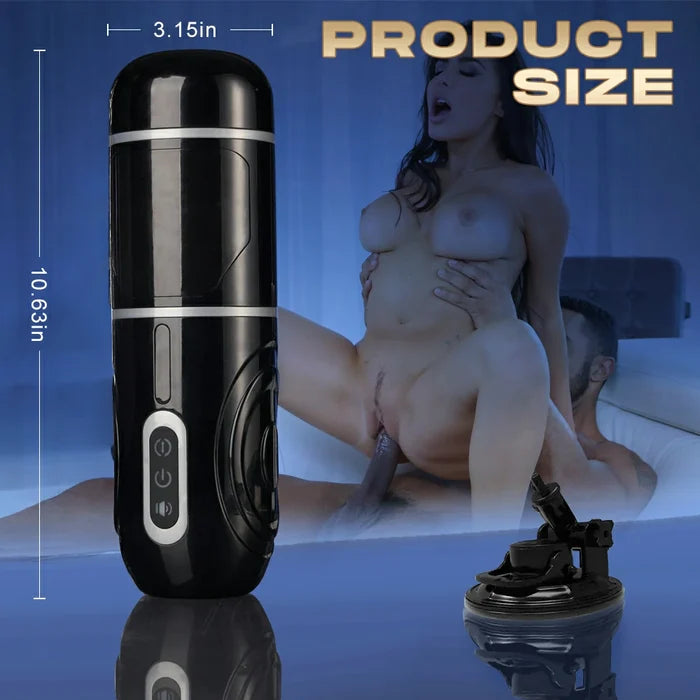 ThrustMaster - 7 Thrusting Rotation Male Masturbator with Suction Base
