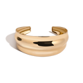 Tidal Cuff Bracelet Stainless Steel Yellow Gold One-size First