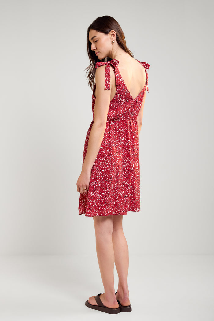 Tied Strap Dress - 2237