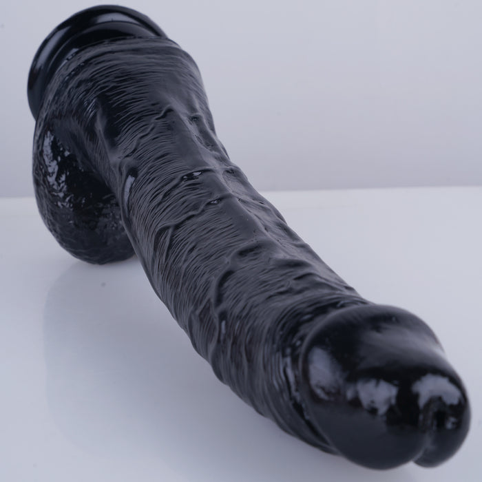 Tiger - 11.42inch Life-Like Curved Dildo with Suction Base 4 color