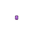 Emerald / Large / Purple Amethyst